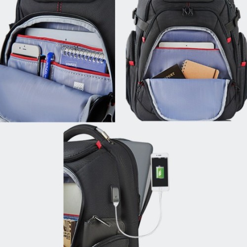 Kroser XXK-989, Σακίδιο Πλάτης, Αδιάβροχο, Πολυεστέρας, Μαύρο 