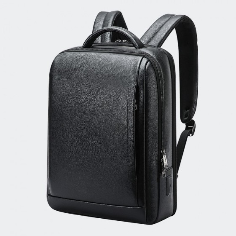 Bopai 61-122891 Fidelis, Σακίδιο Πλάτης, Δερμάτινο, Μαύρο