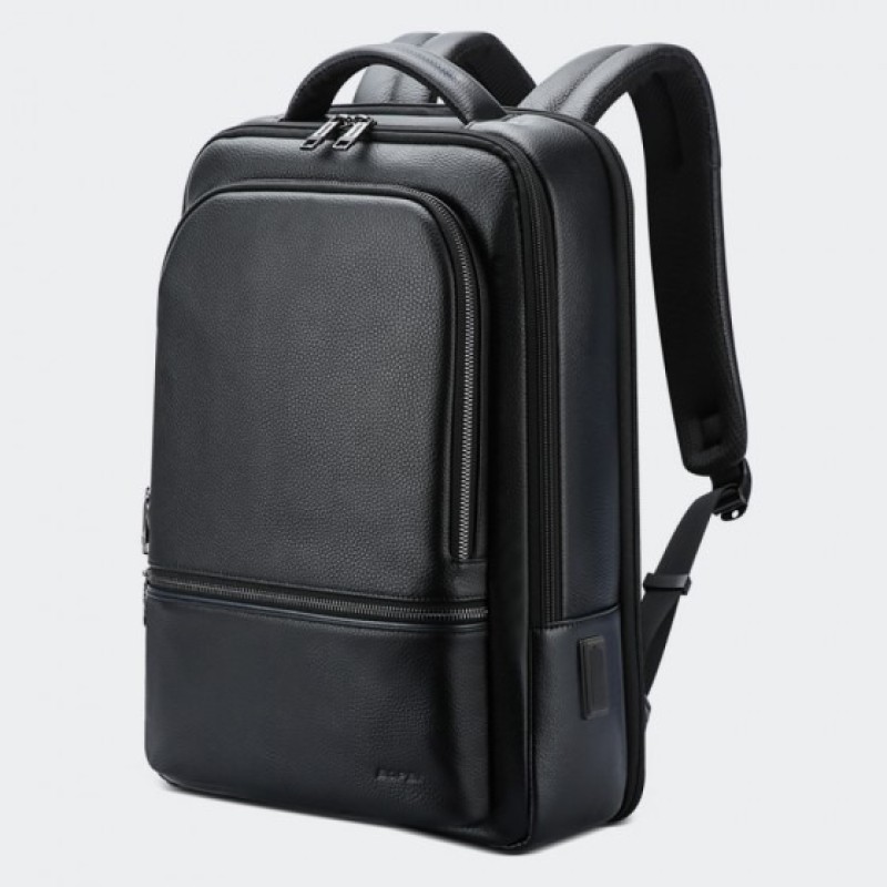 Bopai 61-70111 Praetor, Σακίδιο Πλάτης, Δερμάτινο, Μαύρο