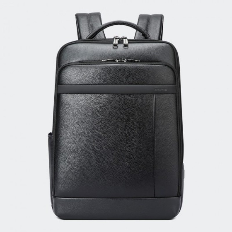 Bopai 61-120761 Equinox, Σακίδιο Πλάτης, Δερμάτινο, Μαύρο