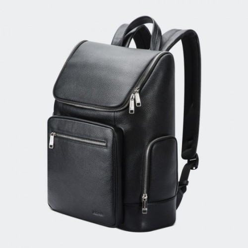 Bopai 61-122431 Fidelis, Σακίδιο Πλάτης, Δερμάτινο, Μαύρο