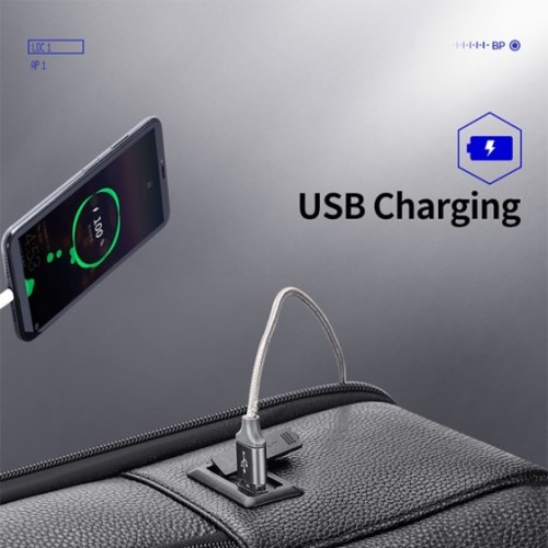 Bopai 61-69711 Eclipse, Σακίδιο Πλάτης, Δερμάτινο, Μαύρο