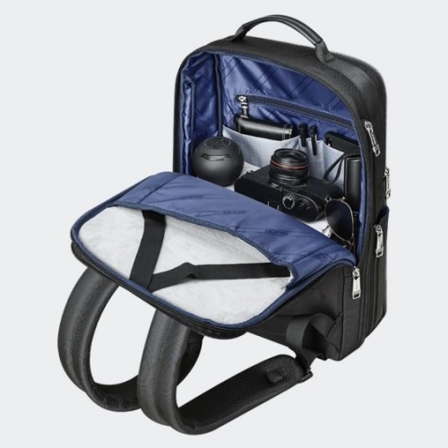 Bopai 61-18911 Luster, Σακίδιο Πλάτης, Δερμάτινο, Μαύρο