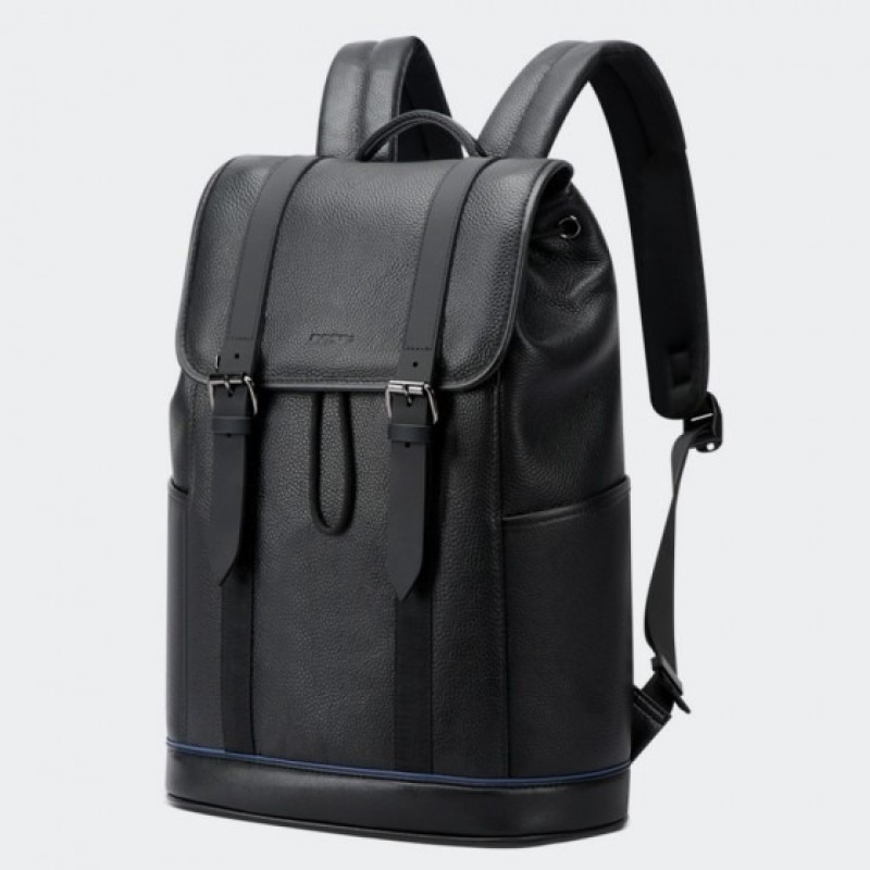 Bopai 61-123531 Polaris, Σακίδιο Πλάτης, Δερμάτινο, Μαύρο