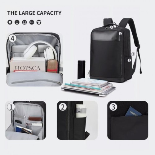 Aoking SN2120 Raze, Σακίδιο Πλάτης, Πολυεστέρας, Μαύρο