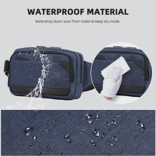 Aoking SY1125 Zela, Τσαντάκι μέσης, Πολυεστέρας, Μαύρο