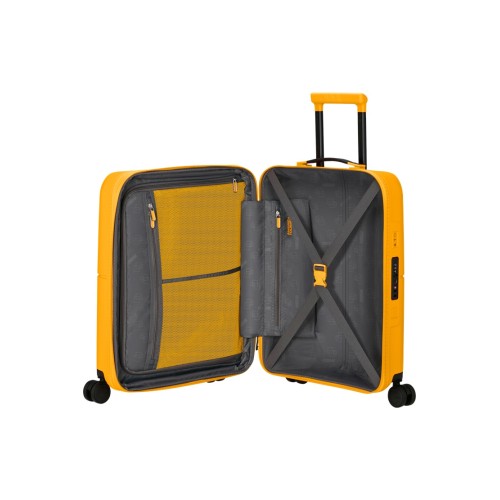 American Tourister 151859-1371 DaspPop, Σκληρή/Πολυπροπυλένιο, Μικρή/Καμπίνας 55cm, ATAN, Κίτρινο