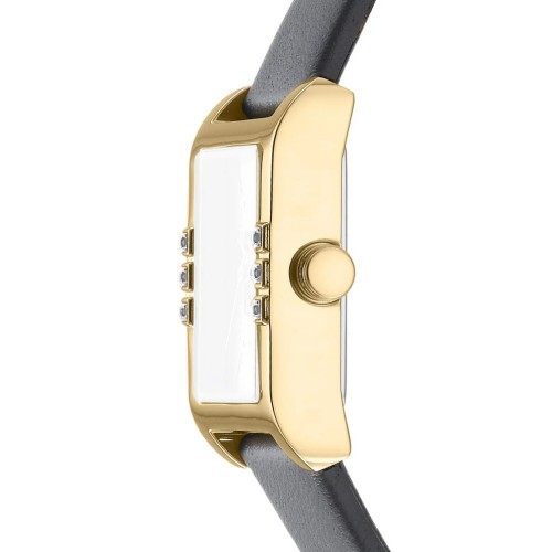 DKNY DK1L008l0025 Westside, Δερμάτινο Λουράκι, TE, Γκρι