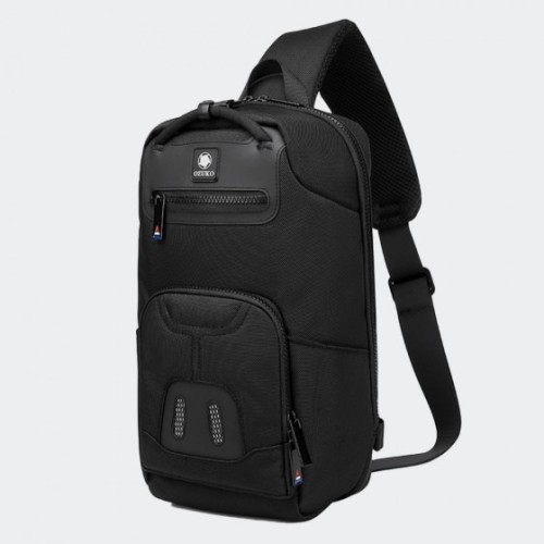 Ozuko 9420, Τσαντάκι Χιαστί, Αδιάβροχο, Μαύρο