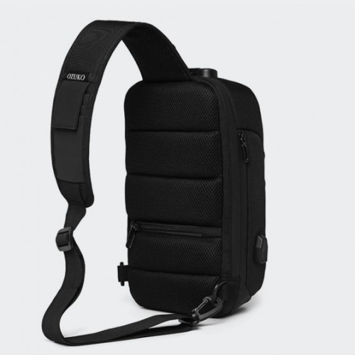 Ozuko 9270, Τσαντάκι Χιαστί, Αδιάβροχο, Μαύρο