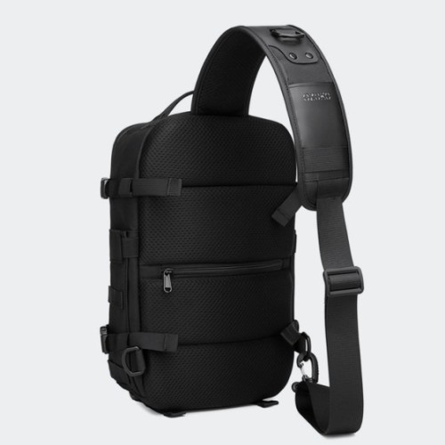 Ozuko 9737, Τσαντάκι Χιαστί, Αδιάβροχο, Μαύρο