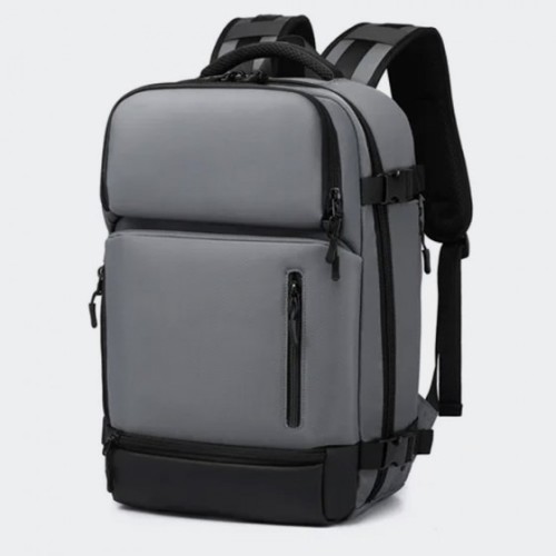 Ozuko 9405S, Σακίδιο Πλάτης, Πολυεστέρας, Αδιάβροχο, Γκρι