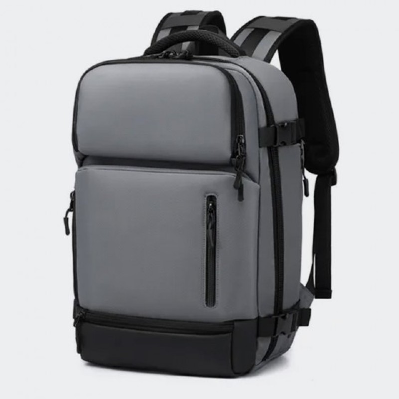 Ozuko 9405S, Σακίδιο Πλάτης, Πολυεστέρας, Αδιάβροχο, Γκρι