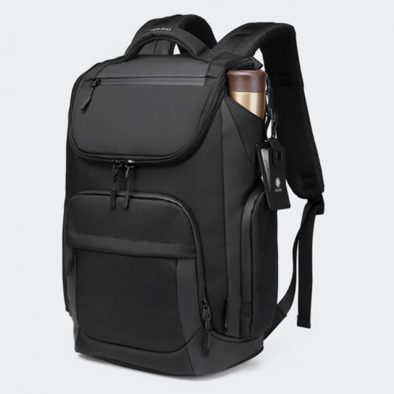 Ozuko 9409 Vira, Σακίδιο Πλάτης, Πολυεστέρας, Αδιάβροχο, Μαύρο