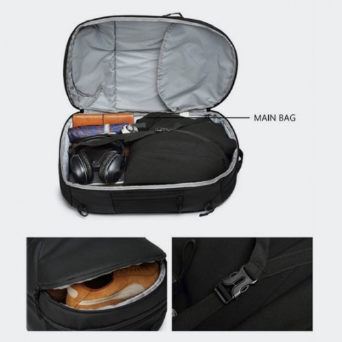 Ozuko 9229L, Σακίδιο Πλάτης, Πολυεστέρας, Μαύρο