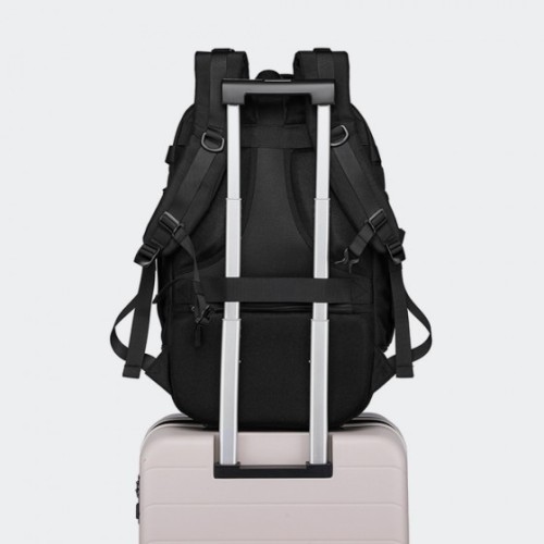 Ozuko 9590S, Σακίδιο Πλάτης, Πολυεστέρας, Αδιάβροχο, Μαύρο