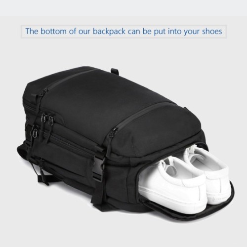 Ozuko 8983LY, Σακίδιο Πλάτης, Πολυεστέρας, Μαύρο