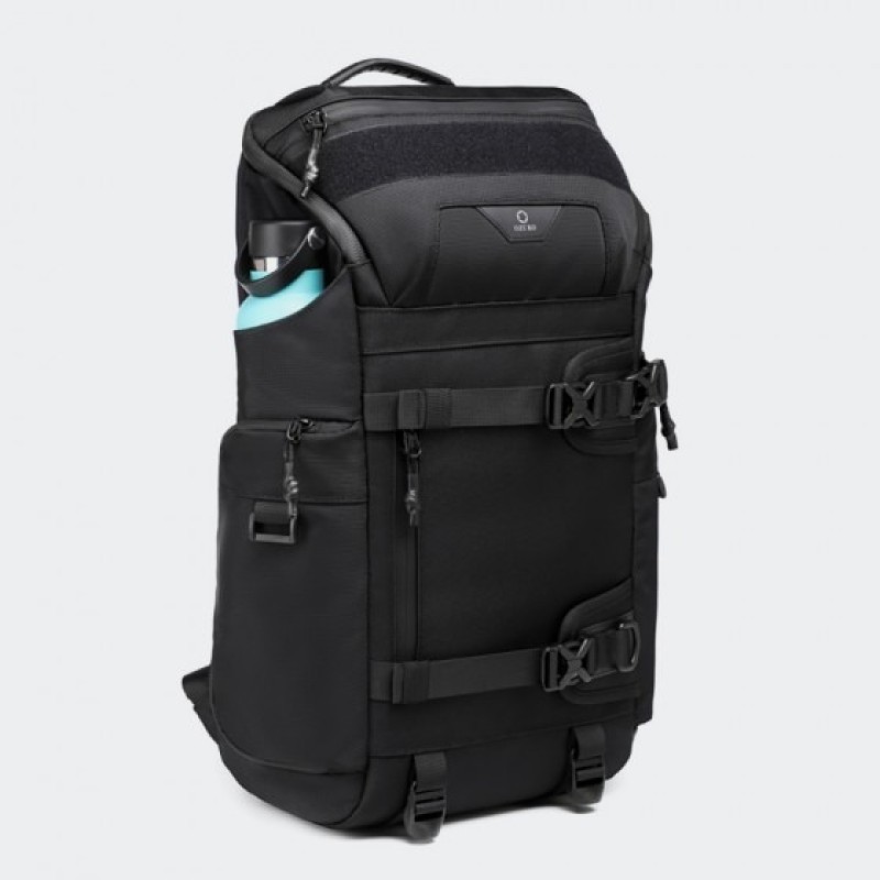 Ozuko 9617, Σακίδιο Πλάτης, Πολυεστέρας, Αδιάβροχο, Μαύρο