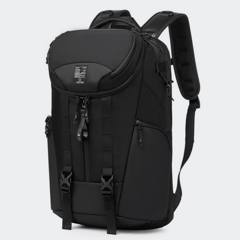 Ozuko 9639, Σακίδιο Πλάτης, Πολυεστέρας, Αδιάβροχο, Μαύρο