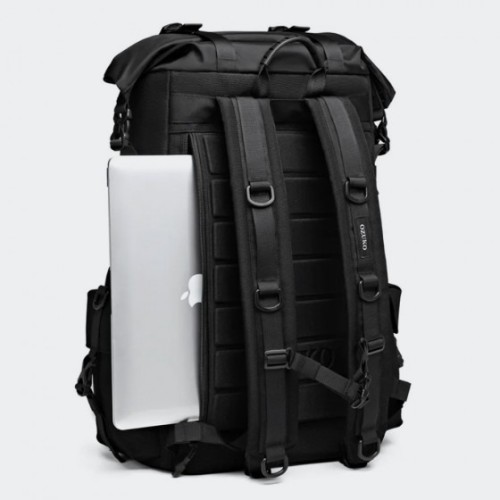 Ozuko 9631, Σακίδιο Πλάτης, Πολυεστέρας, Αδιάβροχο, Μαύρο