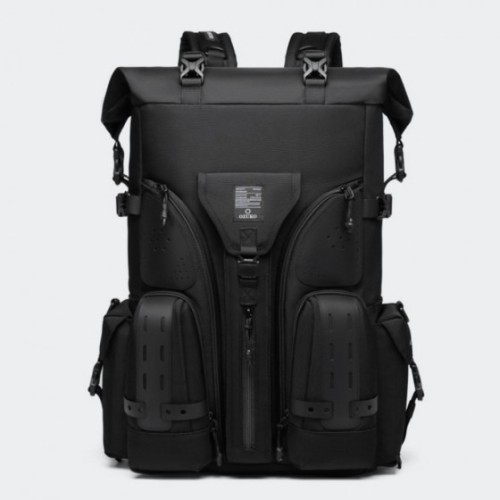 Ozuko 9631, Σακίδιο Πλάτης, Πολυεστέρας, Αδιάβροχο, Μαύρο