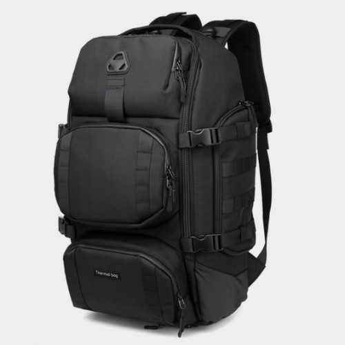 Ozuko 9386, Σακίδιο Πλάτης, Πολυεστέρας, Αδιάβροχο, Μαύρο