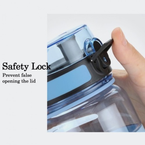 Uzspace 5025, Μπουκάλι Νερού, Tritan, Μαύρο