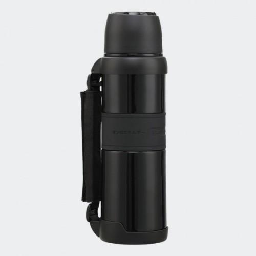 Uzspace 5088, Μπουκάλι Νερού/Θερμός, Ανοξείδωτο Ατσάλι, Μαύρο