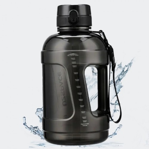 Uzspace 6066, Μπουκάλι Νερού, Tritan, Μαύρο