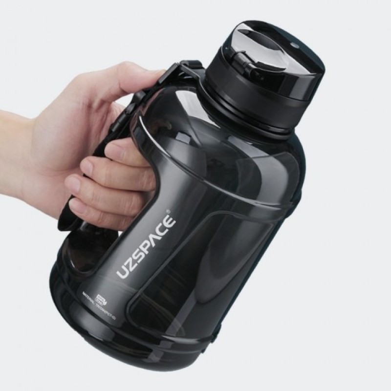 Uzspace 6072, Μπουκάλι Νερού, Tritan, Μαύρο