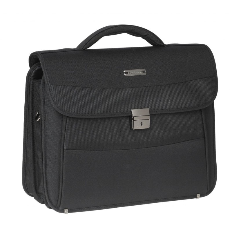 Diplomat BL213 Bruxelles, Επαγγελματικός Χαρτοφύλακας, Ύφασμα, Μαύρο