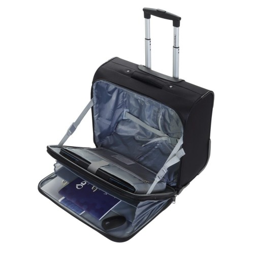 Diplomat 6019-45 , Επαγγελματικό Τρόλλεϊ, Ύφασμα, Μαύρο