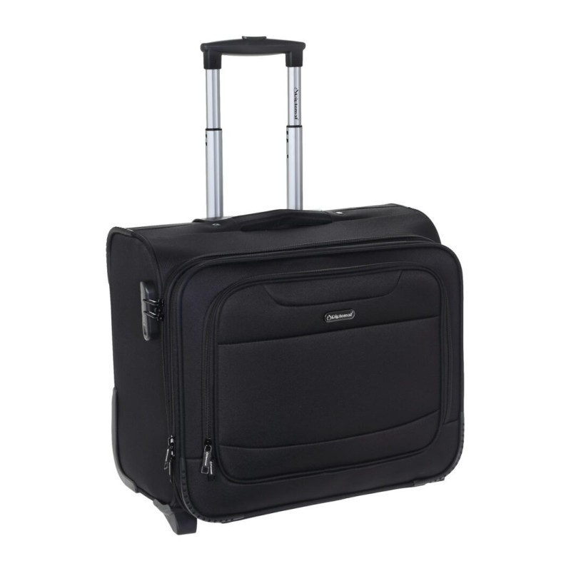 Diplomat 6019-45 , Επαγγελματικό Τρόλλεϊ, Ύφασμα, Μαύρο