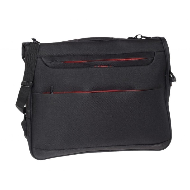 Diplomat 6039-108 Athens, Θήκη Κοστουμιών/ Γκαρνταρόμπα, Ύφασμα, Μαύρο