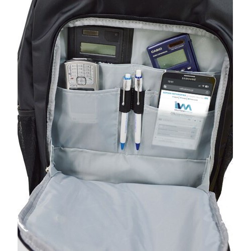 Diplomat LC635, Σακίδιο Πλάτης, Ύφασμα, Μαύρο