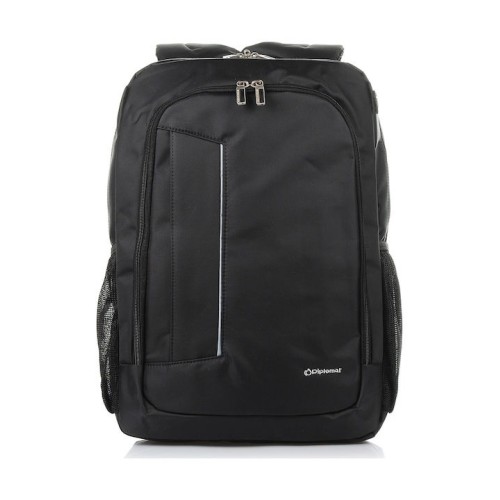 Diplomat LC635, Σακίδιο Πλάτης, Ύφασμα, Μαύρο