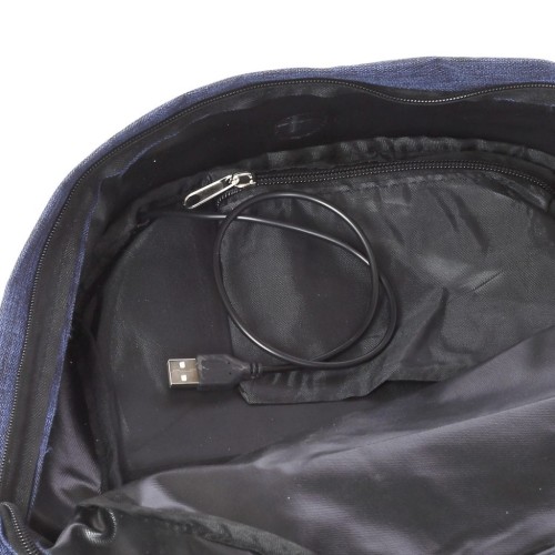 Diplomat BF25 Boston, Σακίδιο Πλάτης, Καμβάς, Μπλε