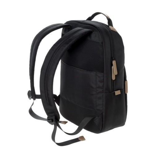 Diplomat LC976 Eco, Σακίδιο Πλάτης, Ύφασμα, Μαύρο/Καφέ