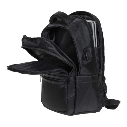 Diplomat LC966 Montreal, Σακίδιο Πλάτης, Ύφασμα, Μαύρο