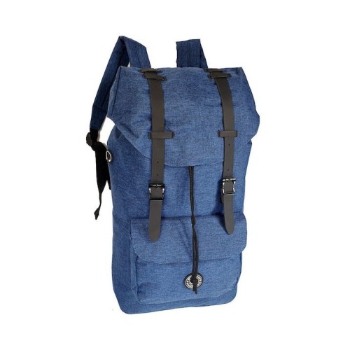 Diplomat BR18 Vintage, Σακίδιο Πλάτης, Ύφασμα, Μπλε