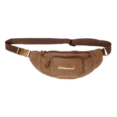 Diplomat TR20 Safari, Τσαντάκι Μέσης, Καμβάς, Καφέ