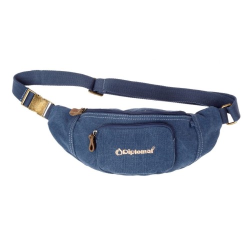 Diplomat TR20 Safari, Τσαντάκι Μέσης, Καμβάς, Μπλε