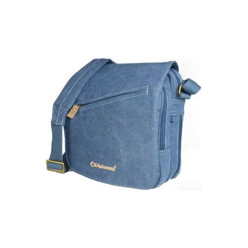 Diplomat TR28 Safari, Τσαντάκι Χιαστί, Καμβάς, Μπλε