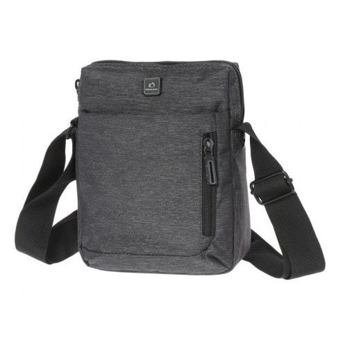 Diplomat LC902 Colombo, Τσαντάκι Χιαστί, Ύφασμα, Γκρι