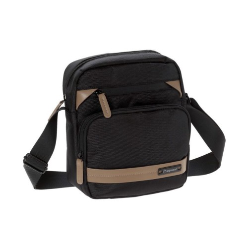 Diplomat LC973 Eco, Τσαντάκι Ώμου, Ύφασμα, Μαύρο