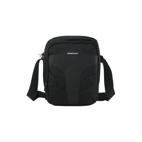 Diplomat KN83 Kingston, Τσαντάκι Ώμου, Ύφασμα, Μαύρο