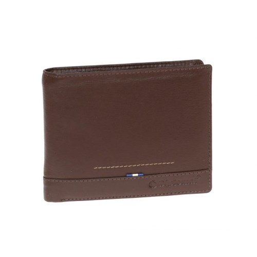 Diplomat MN111 Blue, Ανδρικό Πορτοφόλι, Δερμάτινο, Καφέ
