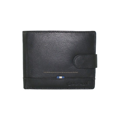 Diplomat MN112 Blue, Ανδρικό Πορτοφόλι, Δερμάτινο, Μαύρο