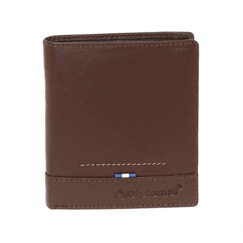 Diplomat MN113 Blue, Ανδρικό Πορτοφόλι, Δερμάτινο, Καφέ