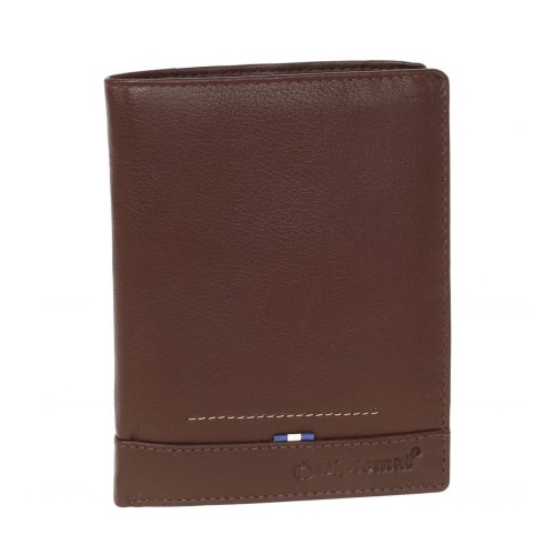 Diplomat MN114 Blue, Ανδρικό Πορτοφόλι, Δερμάτινο, Καφέ